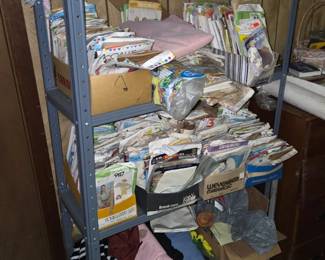 Lots of vintage clothing patterns
