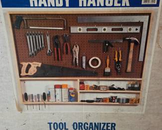 Pegboard & Shelves Tool Organizer
