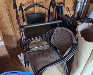 New stackable patio chairs