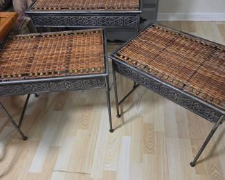Metal & Wicker Tables