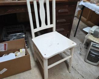 Vintage wood chairs (3)