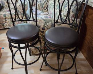 Pr of Swivel Bar Stools