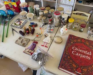 Beads, book, small items