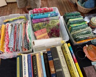 Books, fabric