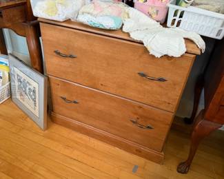 two drawer file cabinet
