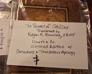 Antique Poems of Schiller