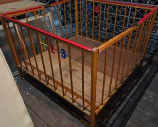 Large Vintage Play Pen
