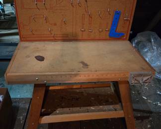 Vintage Children's Workbench
