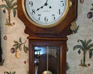 Seth Thomas Schoolhouse Regulator wall clock
