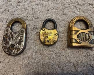A boxful of vintage locks