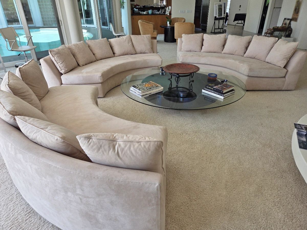 Three Fabulous Curved Sofas
