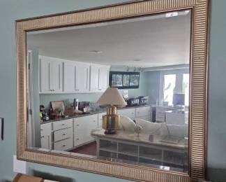 Large Beveled Mirror