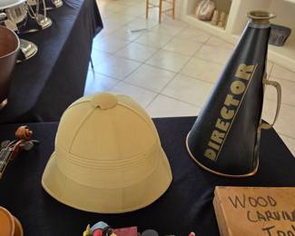Director's Megahone & Safari Hat