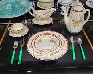 Vintage English Bone China Dinner Service