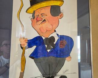 W. C. Fields Caricature