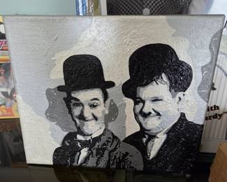Laurel & Hardy Painting
