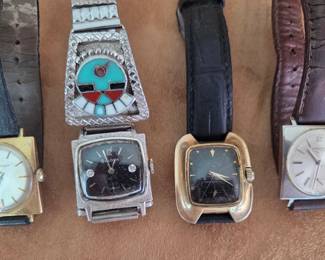 Vintage Men's Watches, including Girard Perregoux, Longines, Lord Elgin, Bulova, etc.