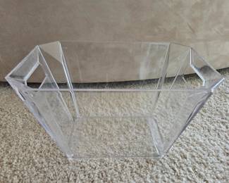 Acruylic Magazine Caddy