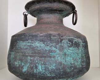 Large Antique Copper Urn