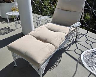 Pair, Cast Iron Lounges