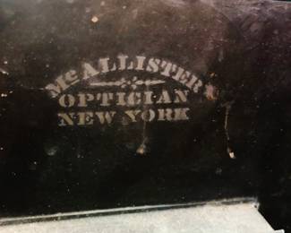 Antique McAllister Optician Projector, New York "Magic Lantern"