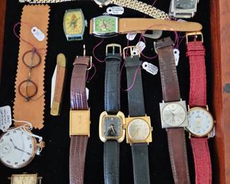 Men's Watches - also cufflinks (not poictured)