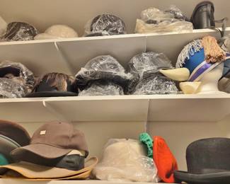 Collection of Character Men's Hats & Wigs