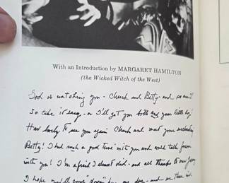 Autographed by Margaret Hamilton