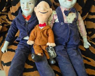 Vintage Laurel & Hardy Dolls