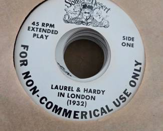 Set of Laurel & Hardy In London 45s