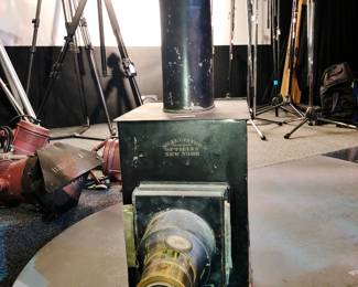 Antique McAllister Optician Projector, New York "Magic Lantern"