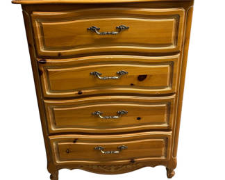 Lot 24: Vintage Chardonnay Chest of Drawers 