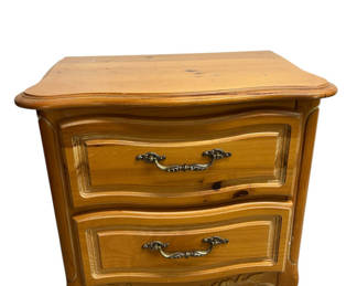 Lot 26: Vintage Chardonnay Nightstand 