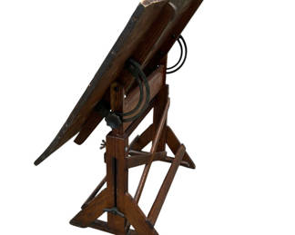 Lot 18: Antique F. Weber Drafting Table 