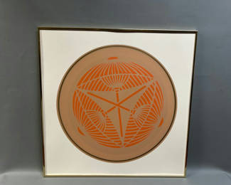 Lot 3: MCM Academy Arts Abstract Lithograph 
