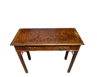 Lot 16: Vintage Hickory Chair Company Console Table 