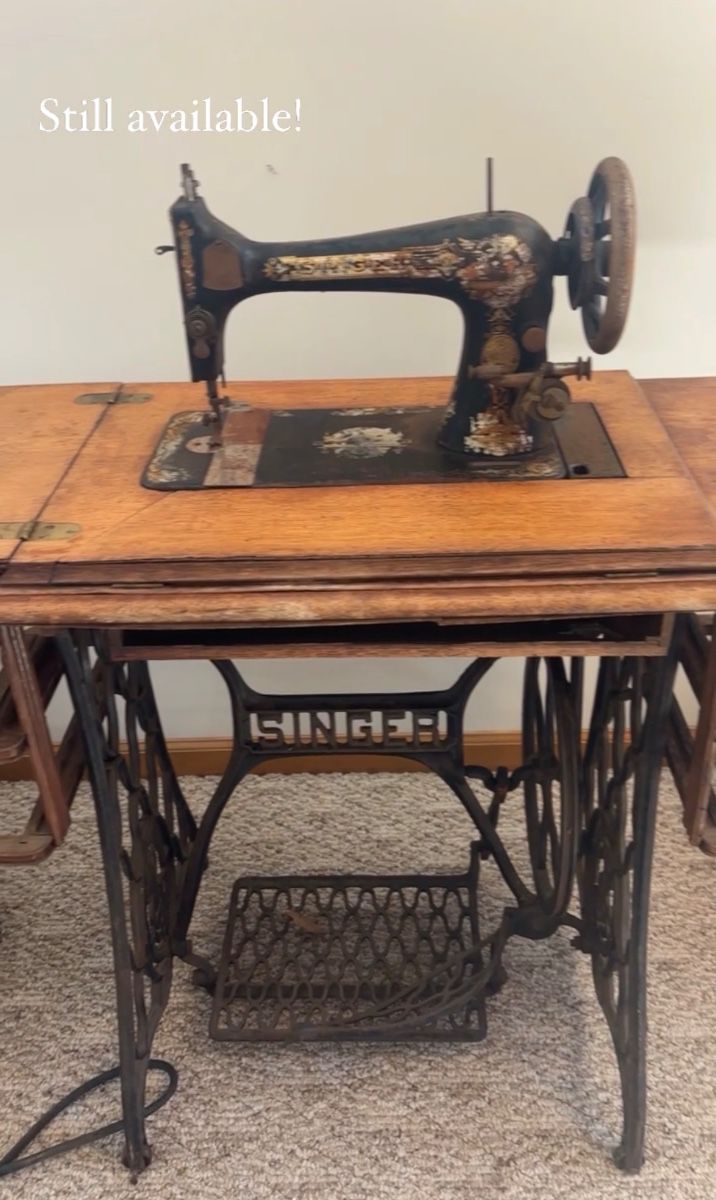 Vintage Singer sewing machine