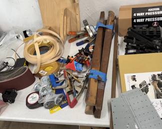 Clamps, clamps, and lots misc hardware
