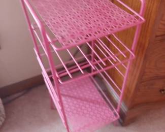 Vintage wire storage rack