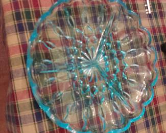 Vintage light blue Anchor Hocking