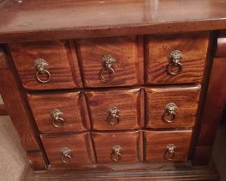 End table w/2 drawers