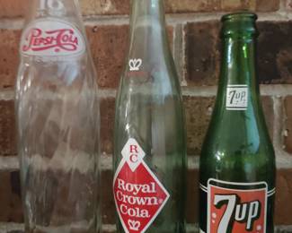 Pepsi-Cola/Royal crown/7UP bottles