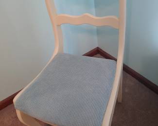 Pale blue chair