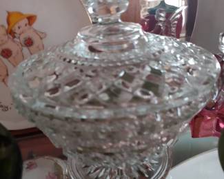 Vintage Anchor Hocking candy dish