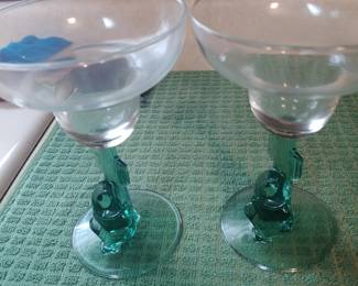 2 of 6 Vintage 1970's Cristal D'Arques Durrand Siesta Margarita