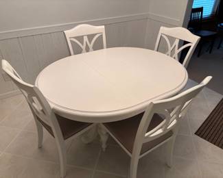 White Dining Set