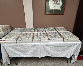 Large Collection of Baseball, Football, and Basketball Cards