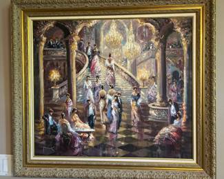 Original Oil on Canvas by Christian Jereczek "Ballroom"