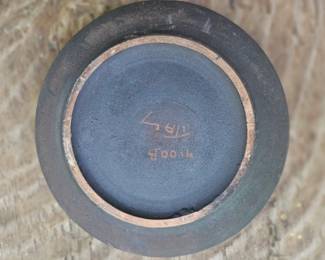 $100 Vintage 1960s Bitossi Genovese ceramic ashtray designed by Aldo Londi.
