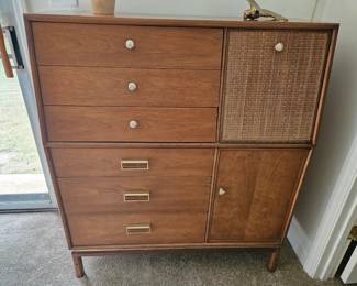 Sought after vintage Kipp Stewart for Drexel Sun Coast Gentleman's Chest W 40" x H 45" x D 18" $675